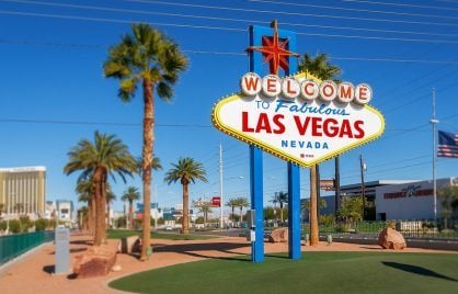 Welcome to Vegas sign